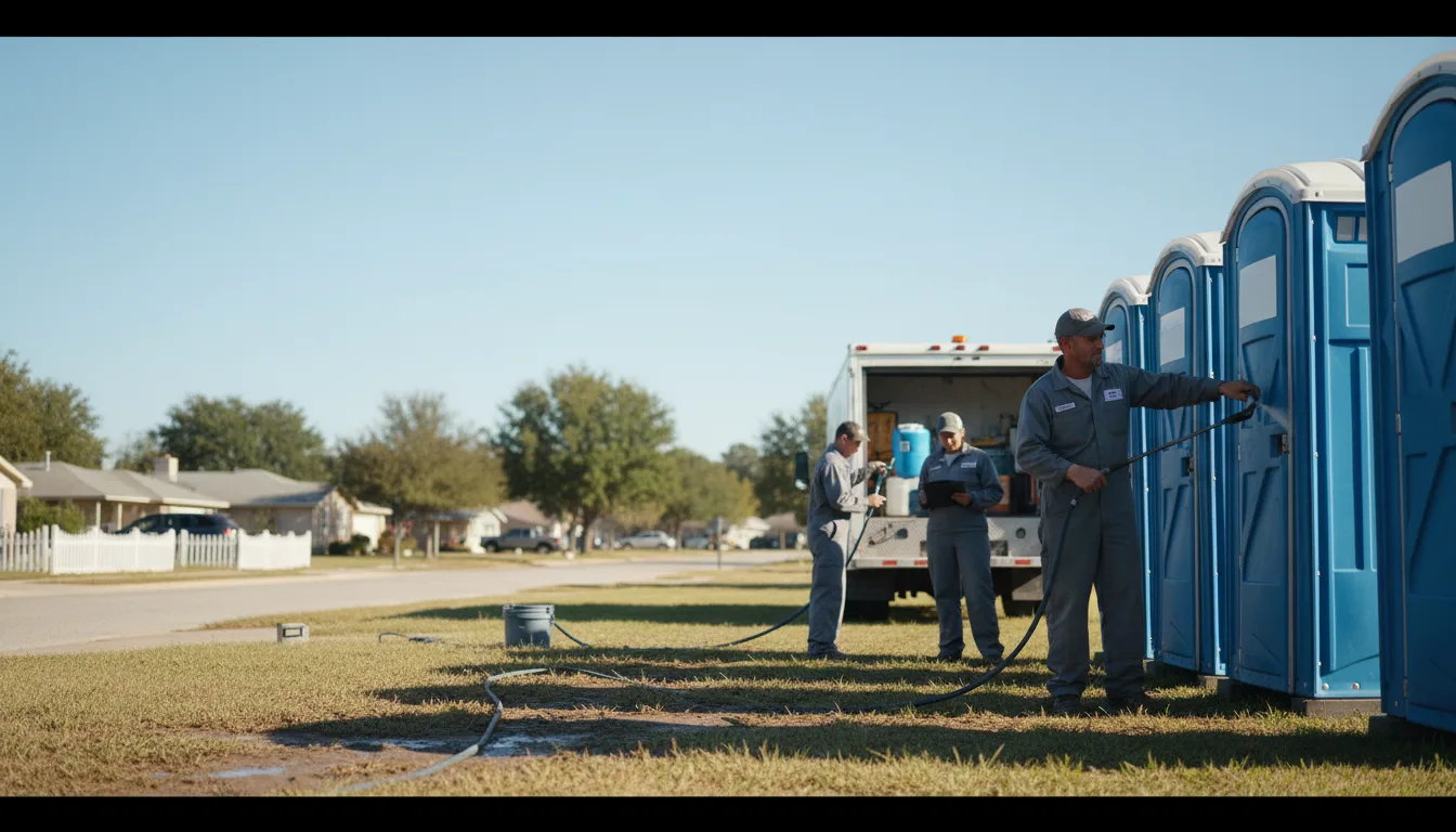 Long-Term Portable Toilet Rental in Gallatin, TX near me